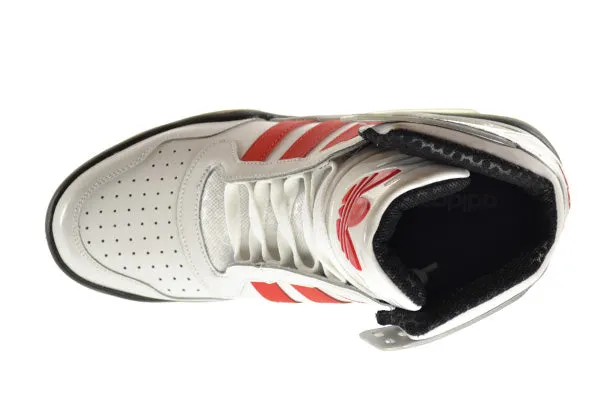 Adidas Tech Street Mid Men's Shoes Run White/Vivid Red/Black