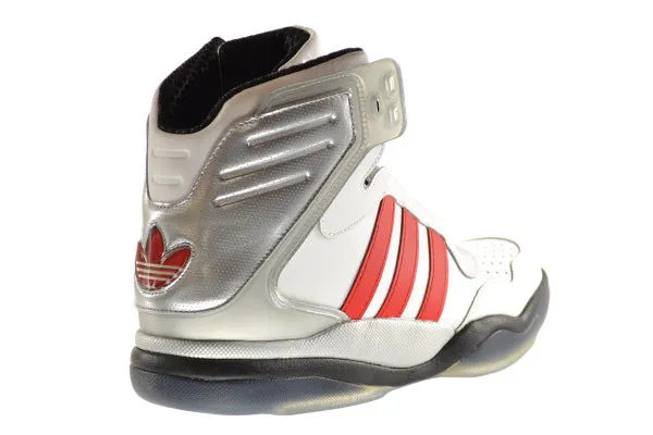 Adidas Tech Street Mid Men's Shoes Run White/Vivid Red/Black