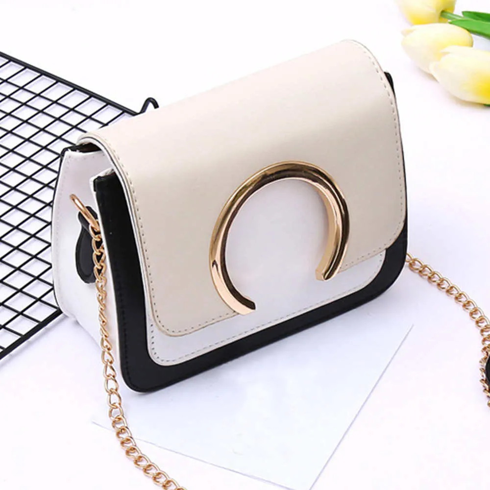 Aelicy women's fashion ring decoration patchwork crossbody shoulder bags 2018 new design ladies women's purses and hand bags
