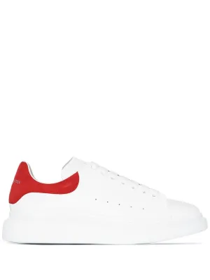 ALEXANDER MCQUEEN oversized sole sneakers White/Red