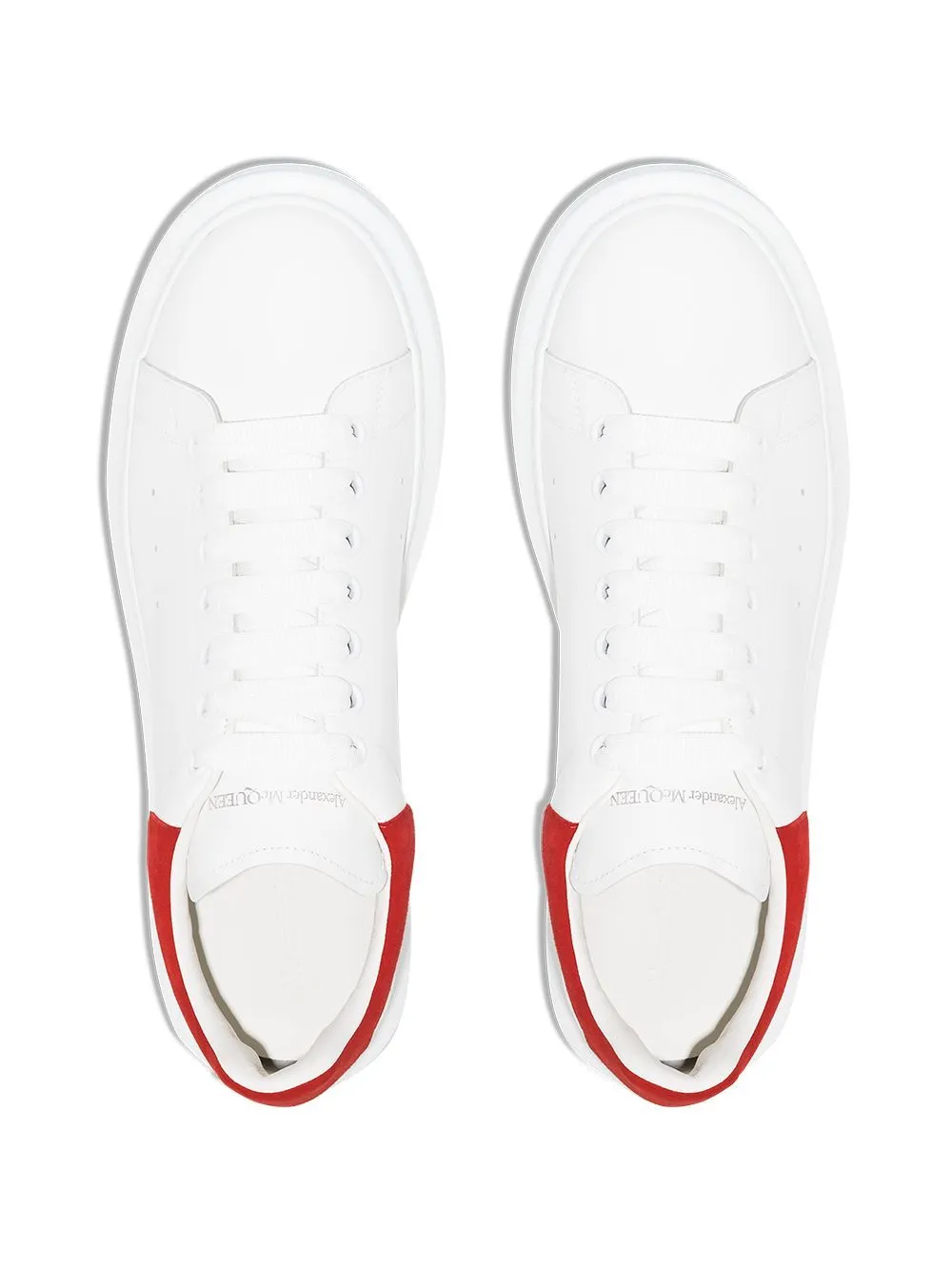ALEXANDER MCQUEEN oversized sole sneakers White/Red