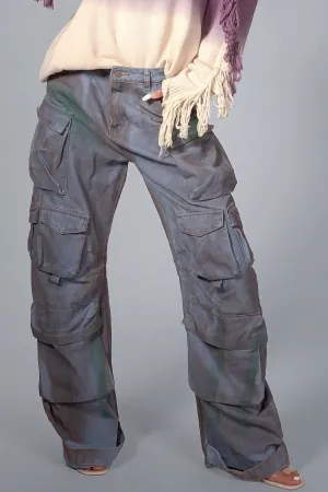 Alysia Multi Pocket Denim Pants