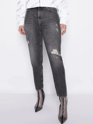 Armani Exchange Grey 5 Pocket Jeans