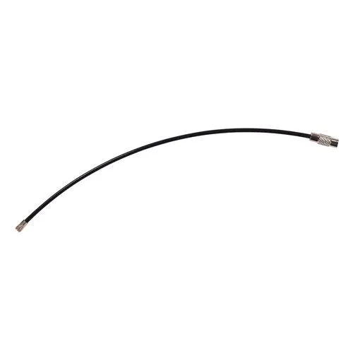 Arsenal 5719 Wire Cable Key Ring, 1.88" Dia, Iron, Black, 10/pack, Ships In 1-3 Business Days