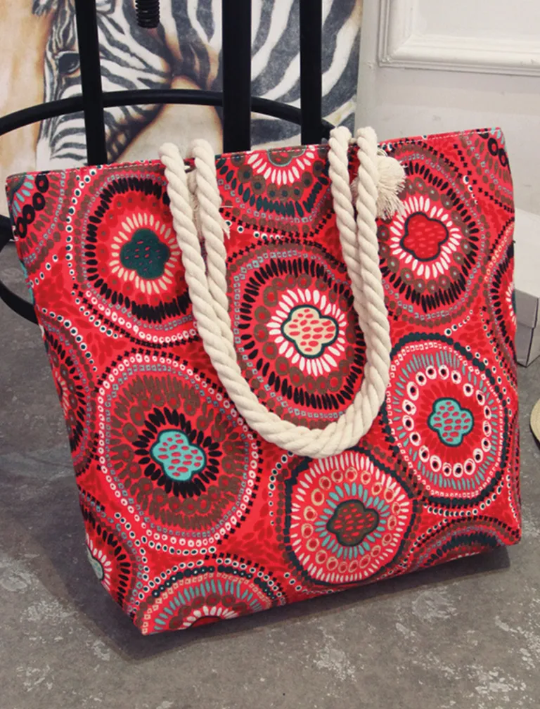 Aztec Pattern Tote Bag
