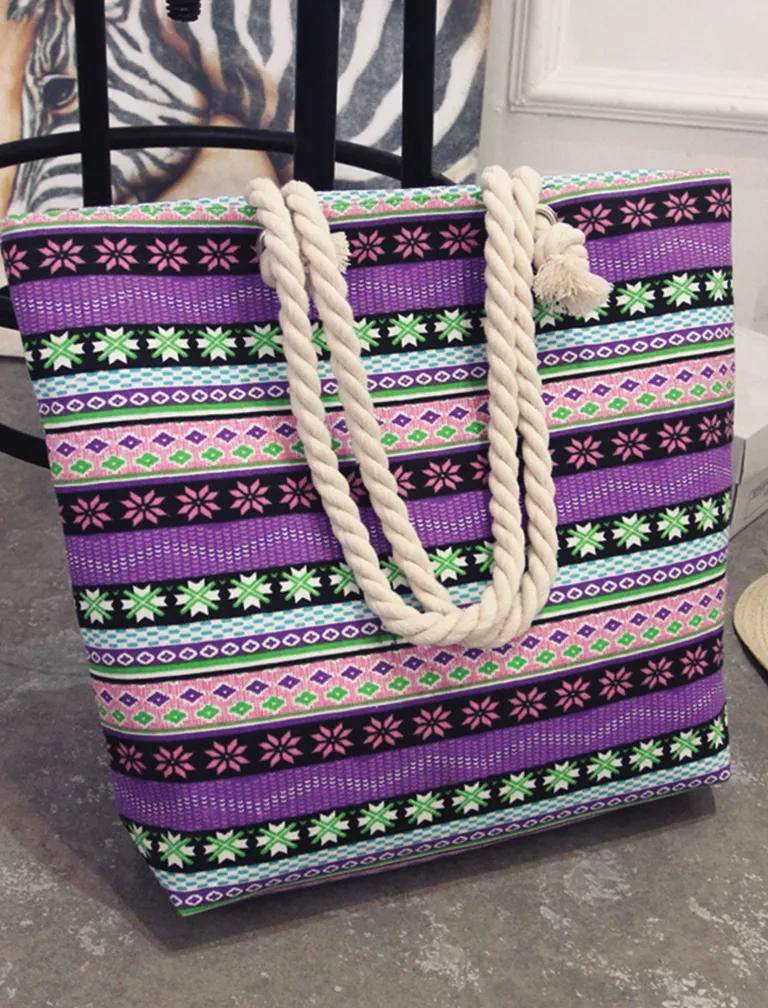 Aztec Pattern Tote Bag