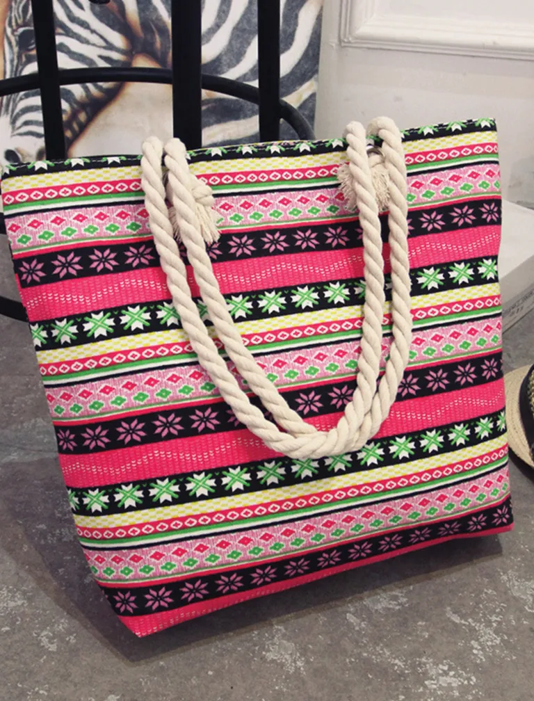Aztec Pattern Tote Bag
