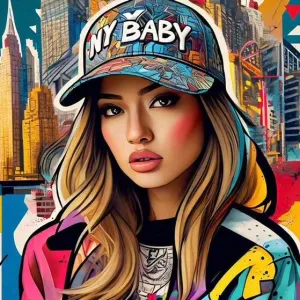 Bold Urban Style NY Baby Streetwear Hat, New York Cap