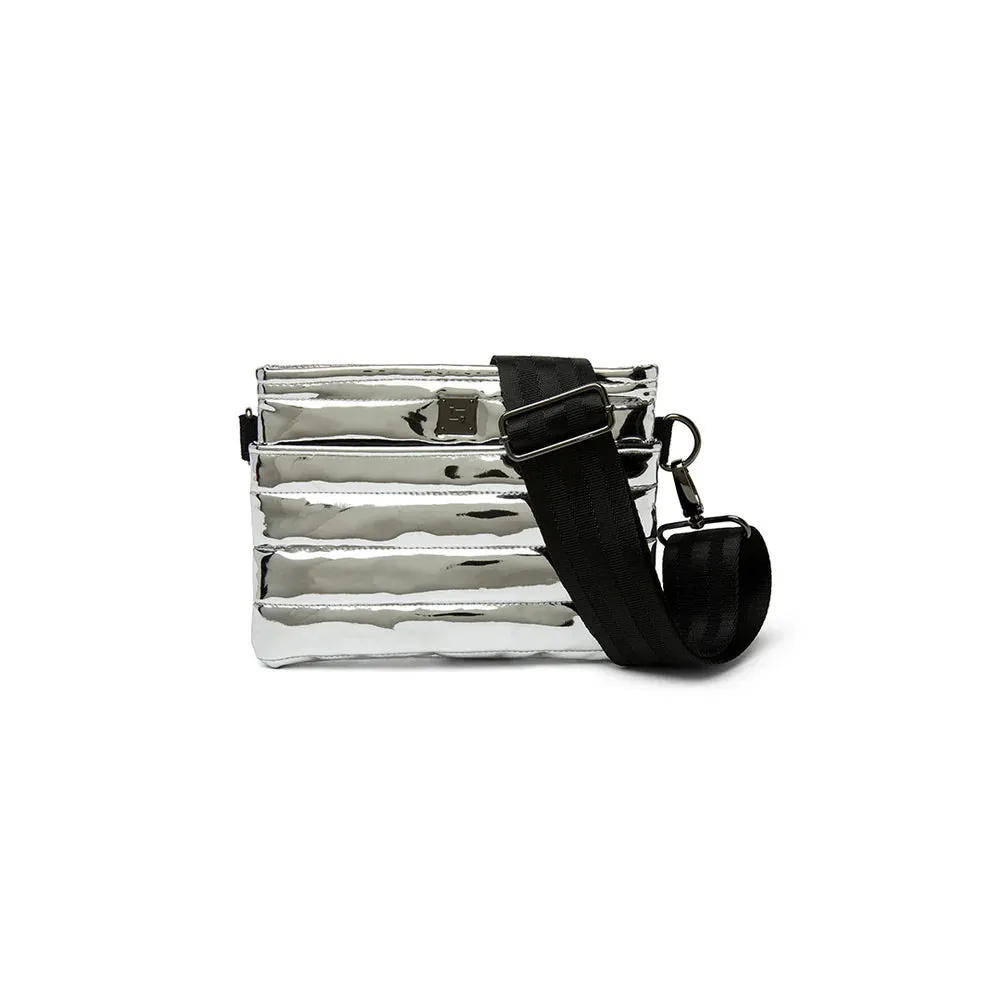 Bum Bag Crossbody - Silver Mirror