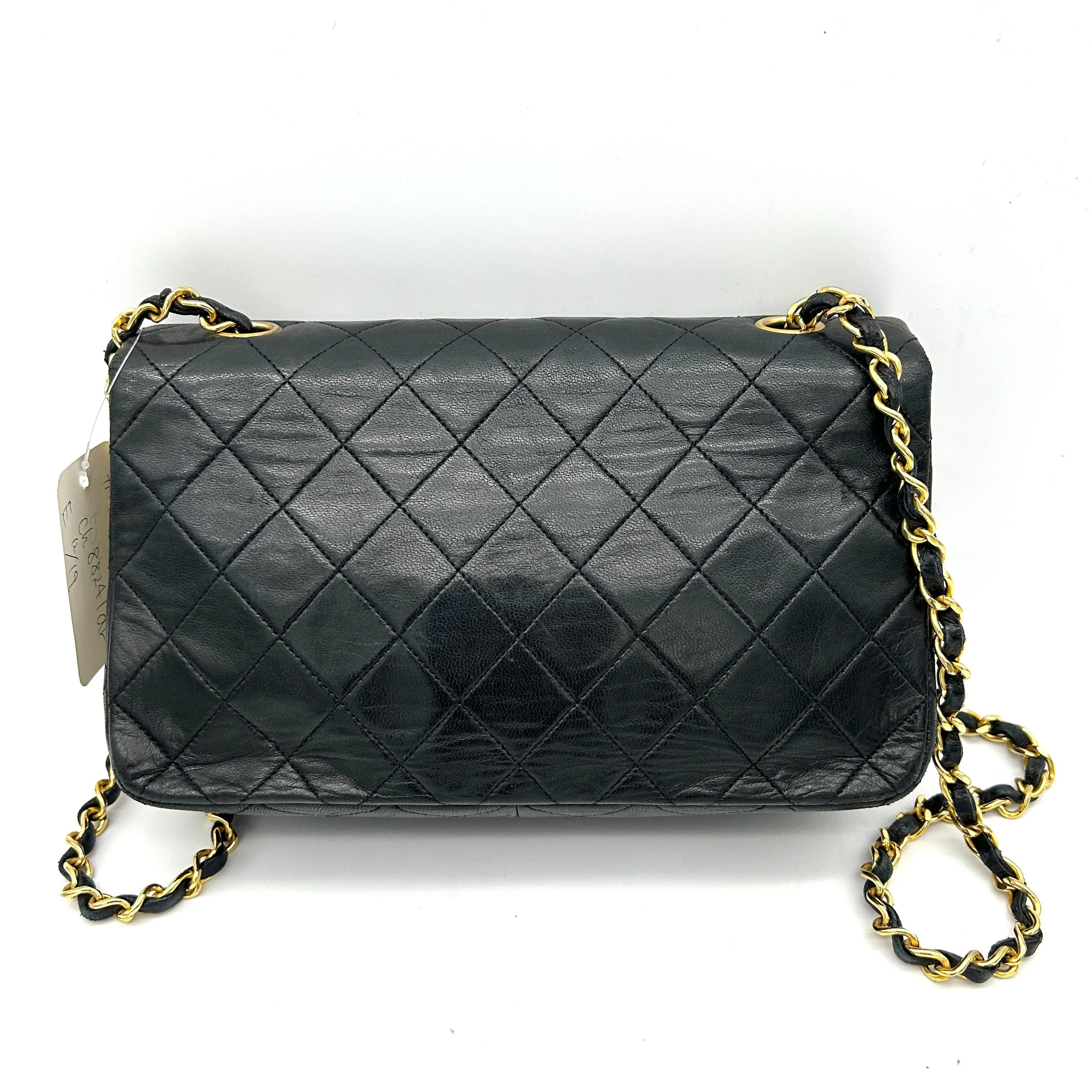 Chanel Quilted Flap Black Crossbody Bag in Lambskin ch88241dr