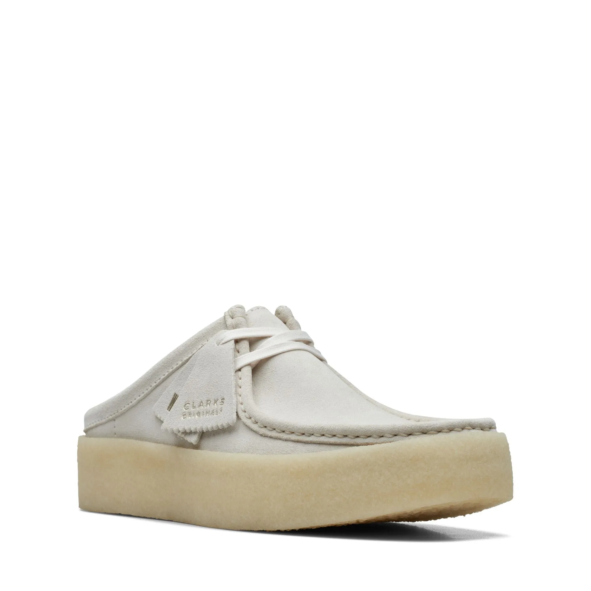 Clarks Originals Wallabee Cup Lo Men’s White Leather 26171996