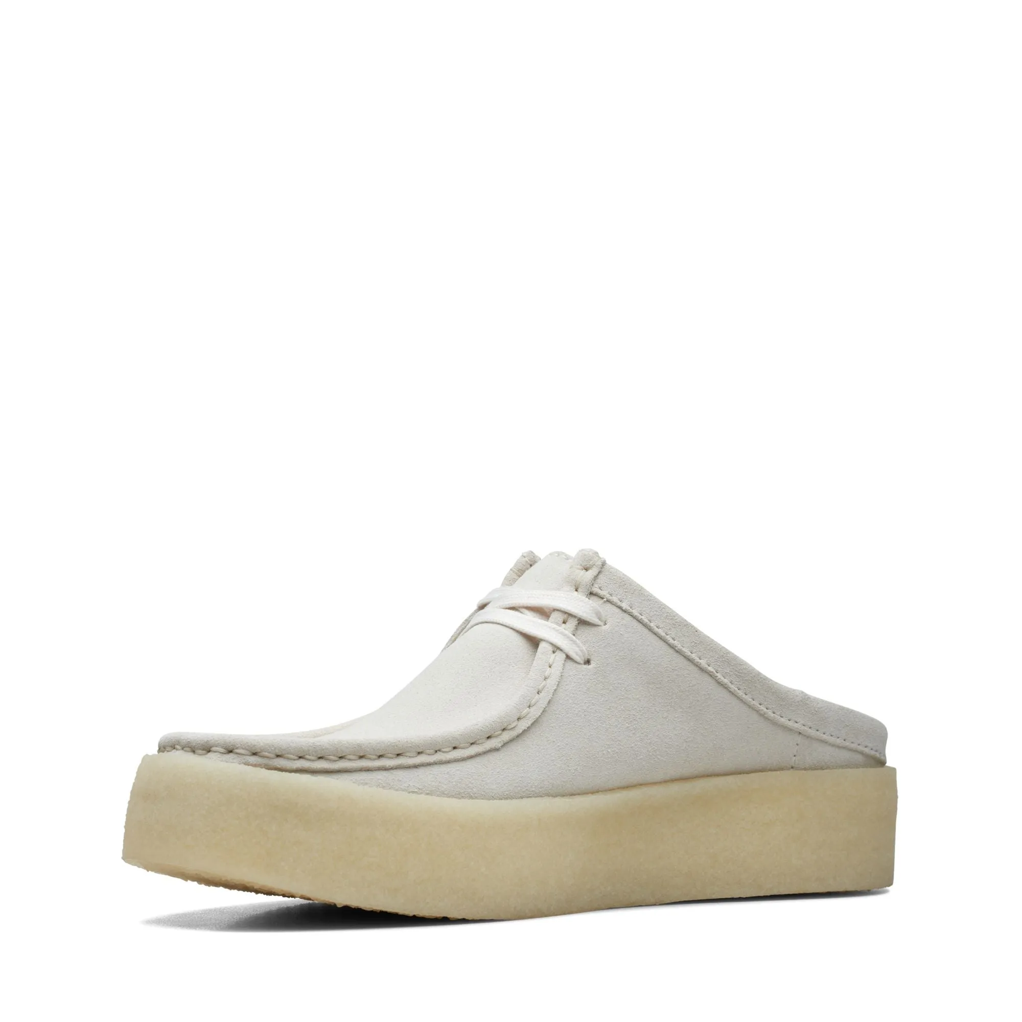 Clarks Originals Wallabee Cup Lo Men’s White Leather 26171996