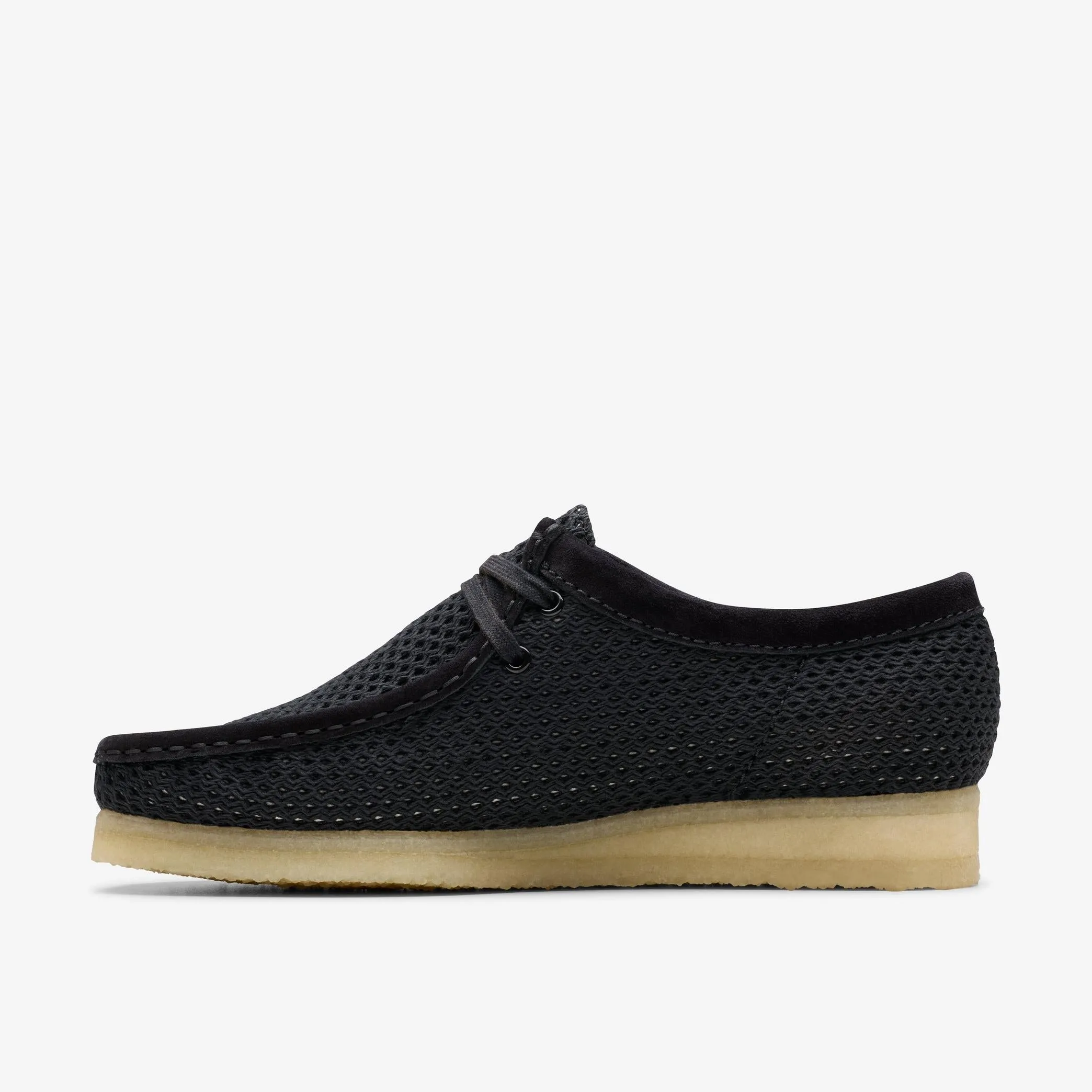 Clarks Originals Wallabee Men’s Black Mesh 26175848