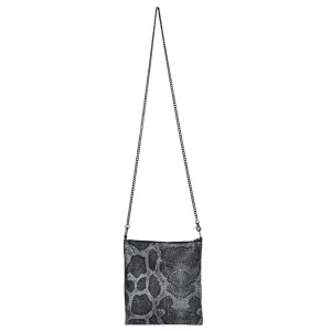 CONVERTIBLE CROSSBODY BAG BLACK PEWTER