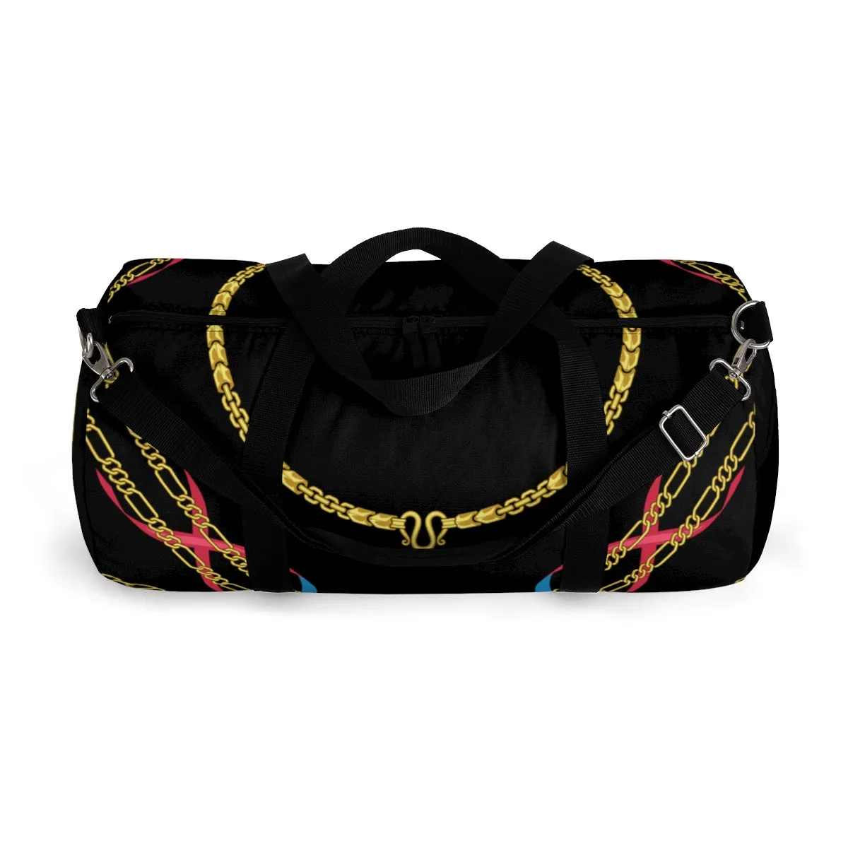 Crossed Chain Duffle Bag