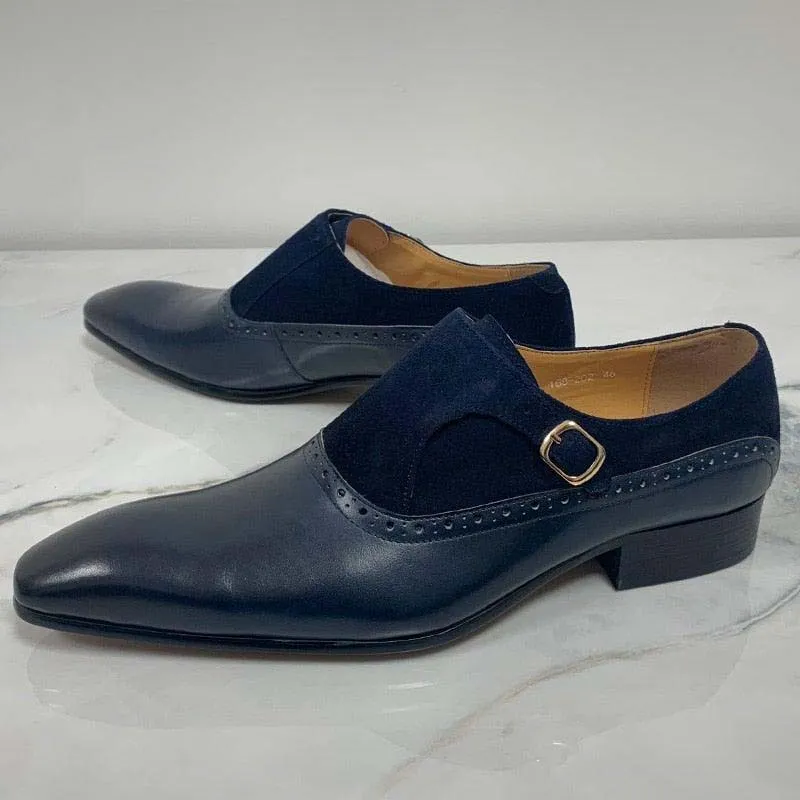 DAO Men's Handmade Loafer Style Dress Shoes