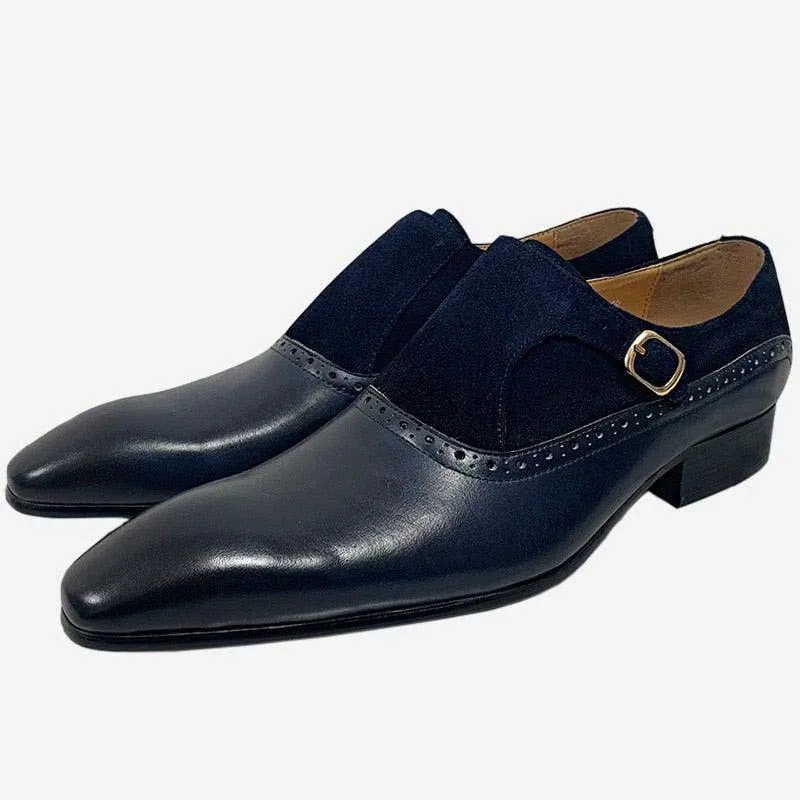 DAO Men's Handmade Loafer Style Dress Shoes