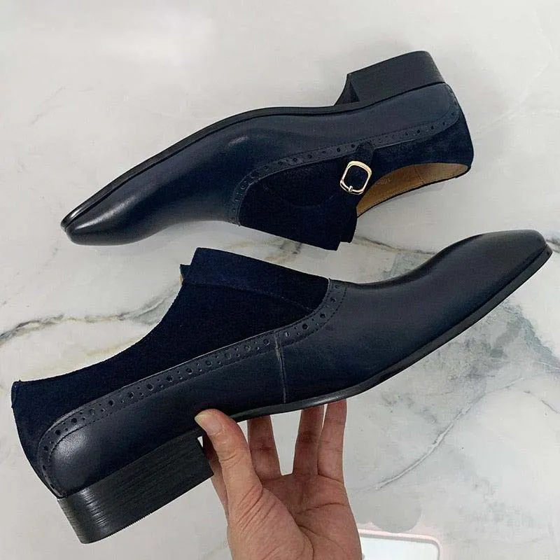 DAO Men's Handmade Loafer Style Dress Shoes