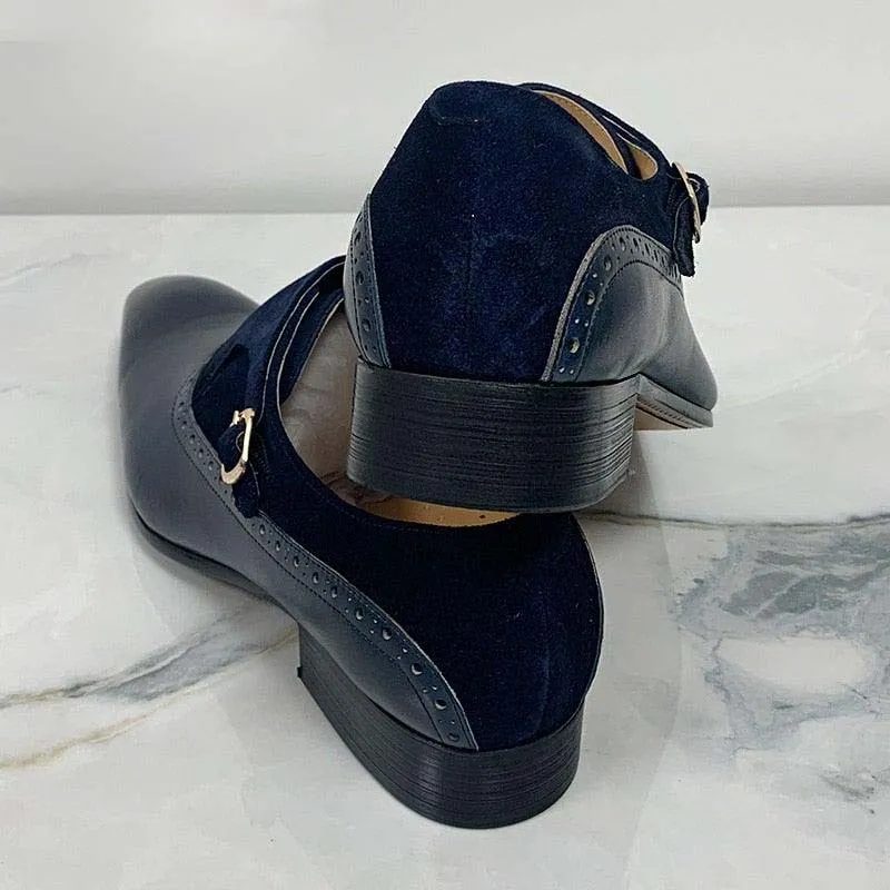 DAO Men's Handmade Loafer Style Dress Shoes