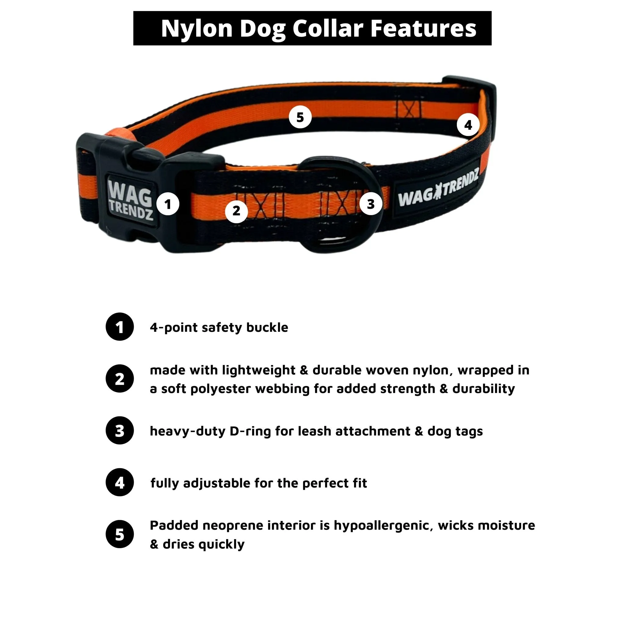 Dog Collar, Harness and Leash Set | Camo Chic (SHēk) Orange
