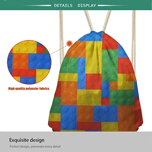 Doginthehole Drawstring Bags Promotional Sack Packs For Women Washable Portable