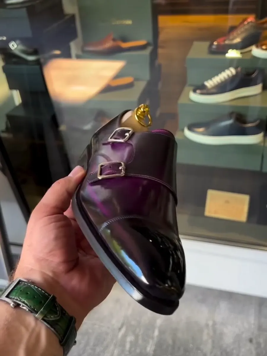 Double Buckle Dress Shoes