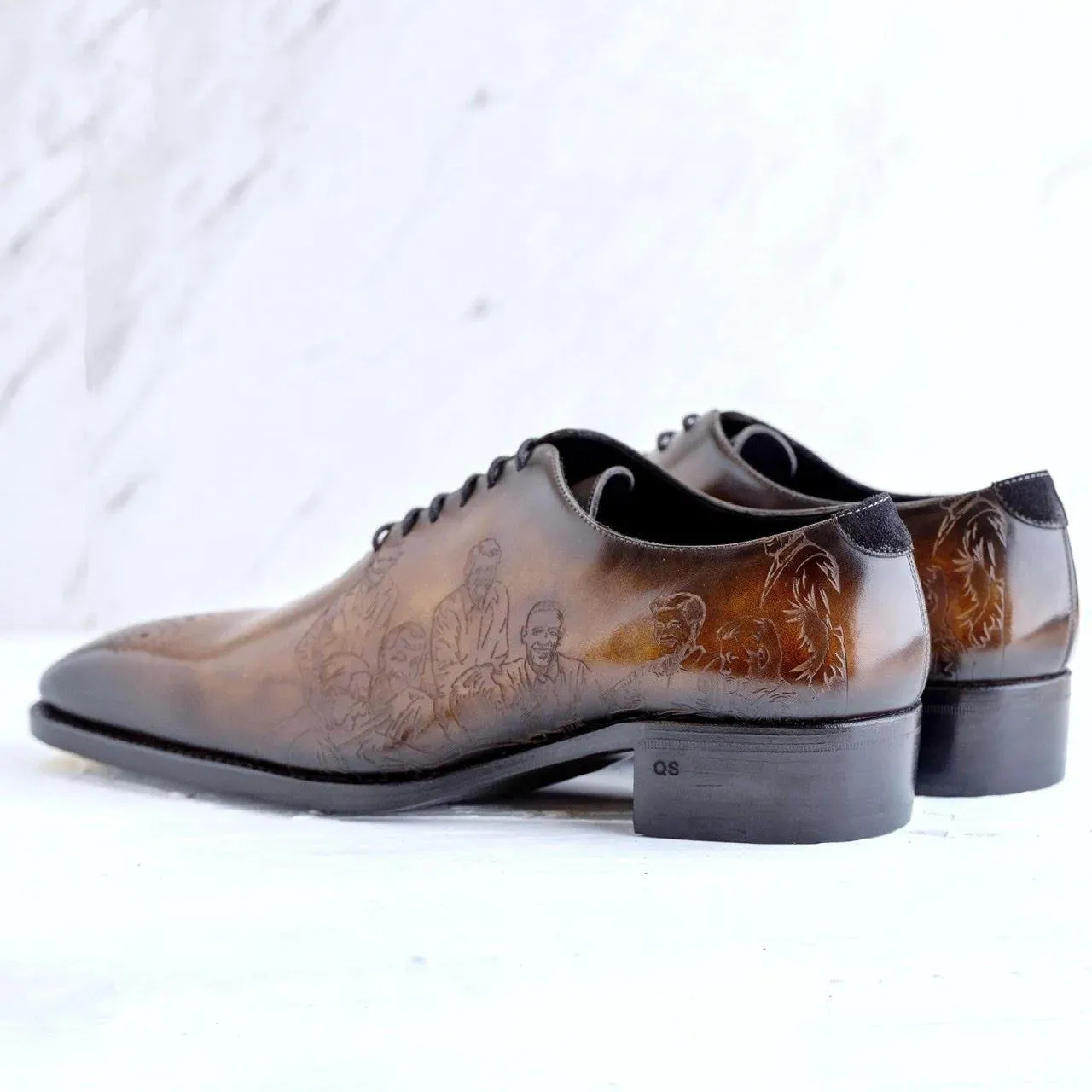 El President Patina Whole cut Shoes