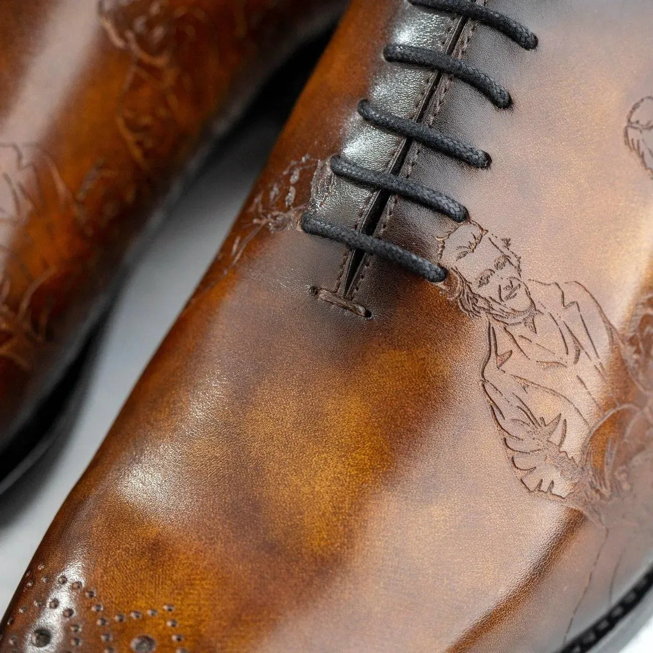 El President Patina Whole cut Shoes