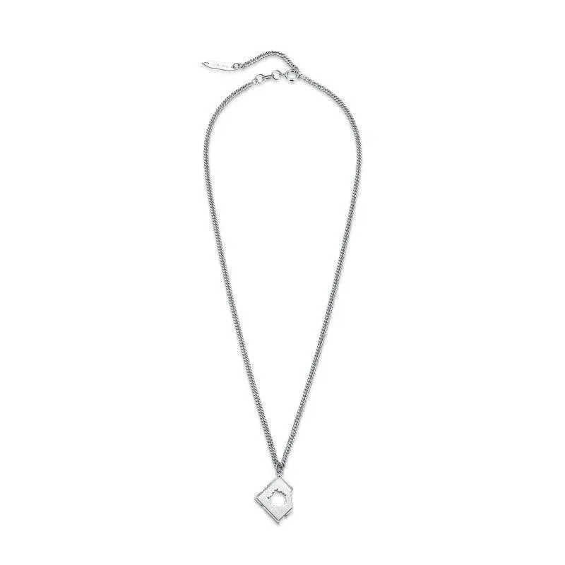 Fragmented Brick Statement Necklace