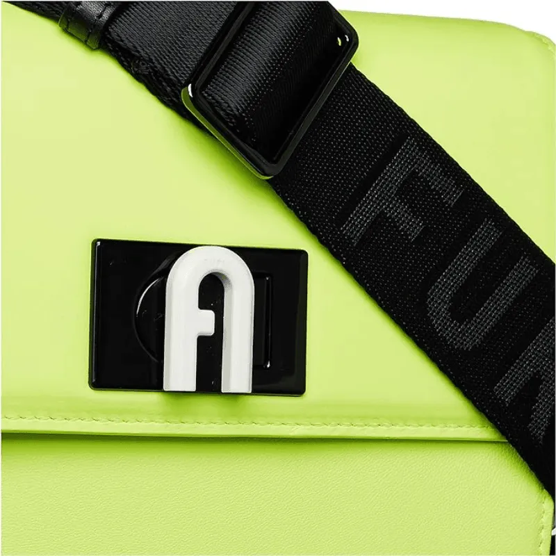 Furla 1927 Soft Mini Crossbody 20 - Giallo Fluorescente   Nero