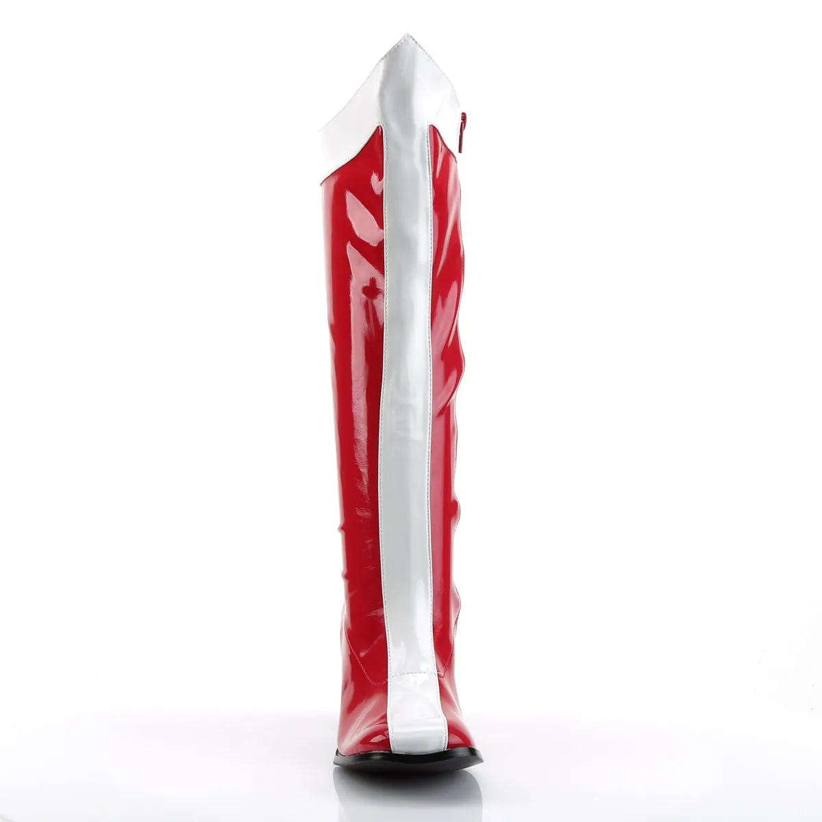 GOGO-305 Funtasma Red/White Fancy Dress Women's Boots (Fantasy Footwear)