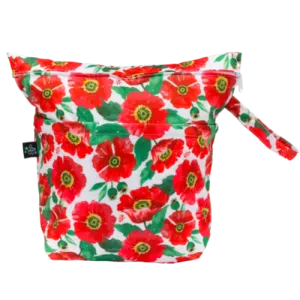 Grab 'n Go (large) Wet/Dry Bag - Poppies