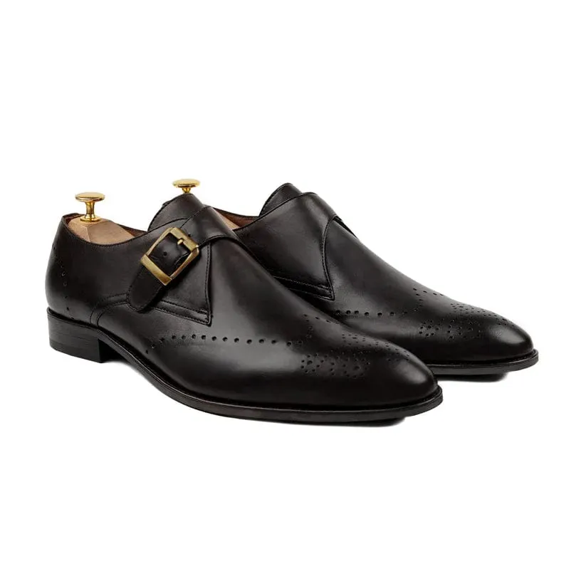 Handmade, Custom Leather Monkstrap shoes
