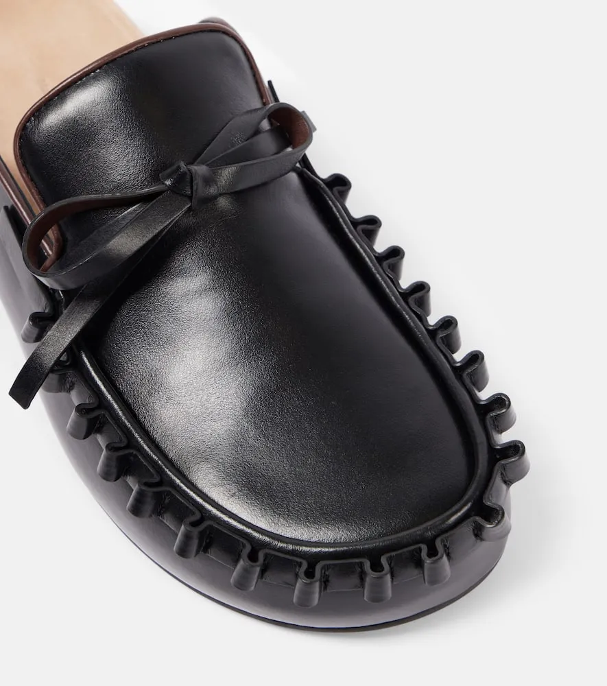 JW Anderson Ruffled leather mules
