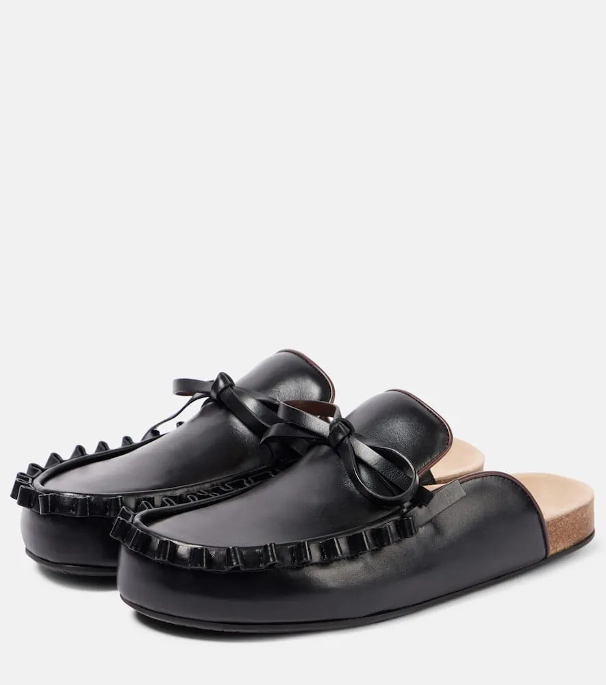 JW Anderson Ruffled leather mules