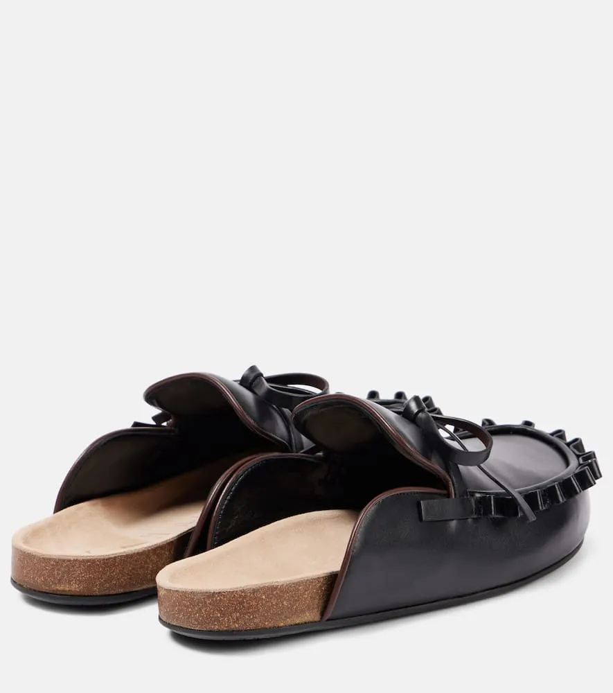 JW Anderson Ruffled leather mules