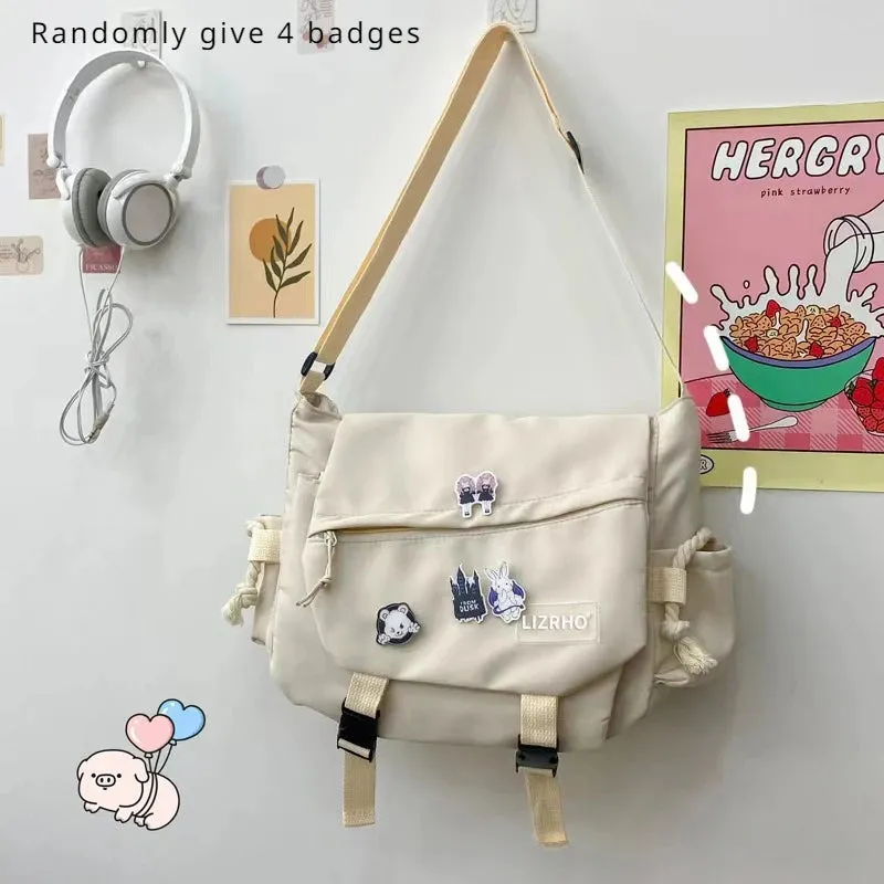 Lady Glams Nylon Handbags - Japanese Inspired Elegance for Versatile Fashionistas