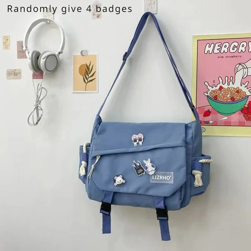 Lady Glams Nylon Handbags - Japanese Inspired Elegance for Versatile Fashionistas