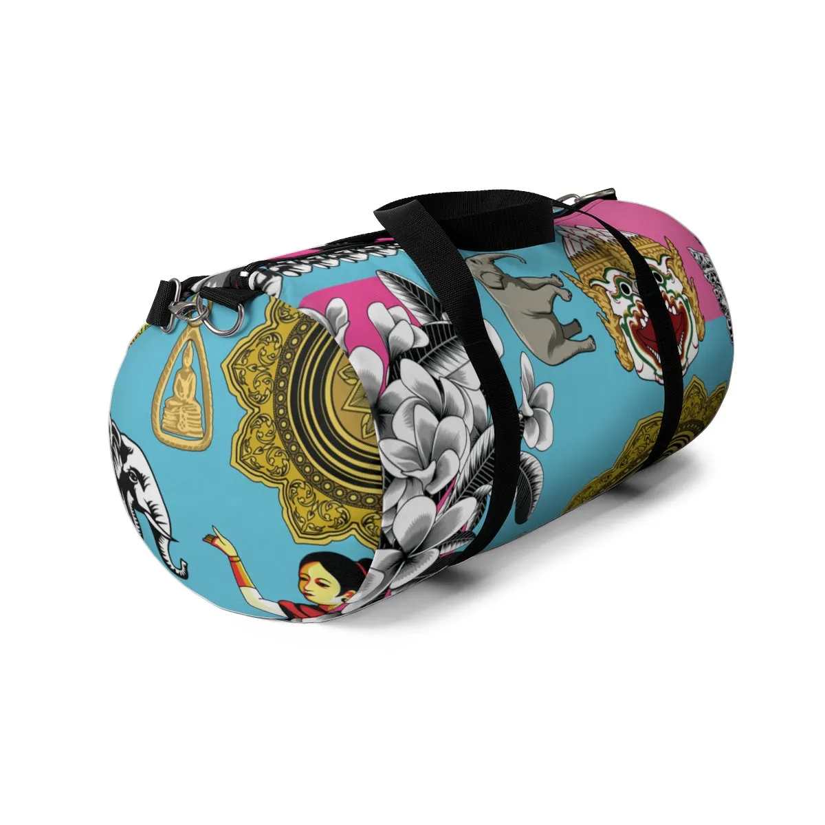 Lao Culture All-Over Duffle Bag