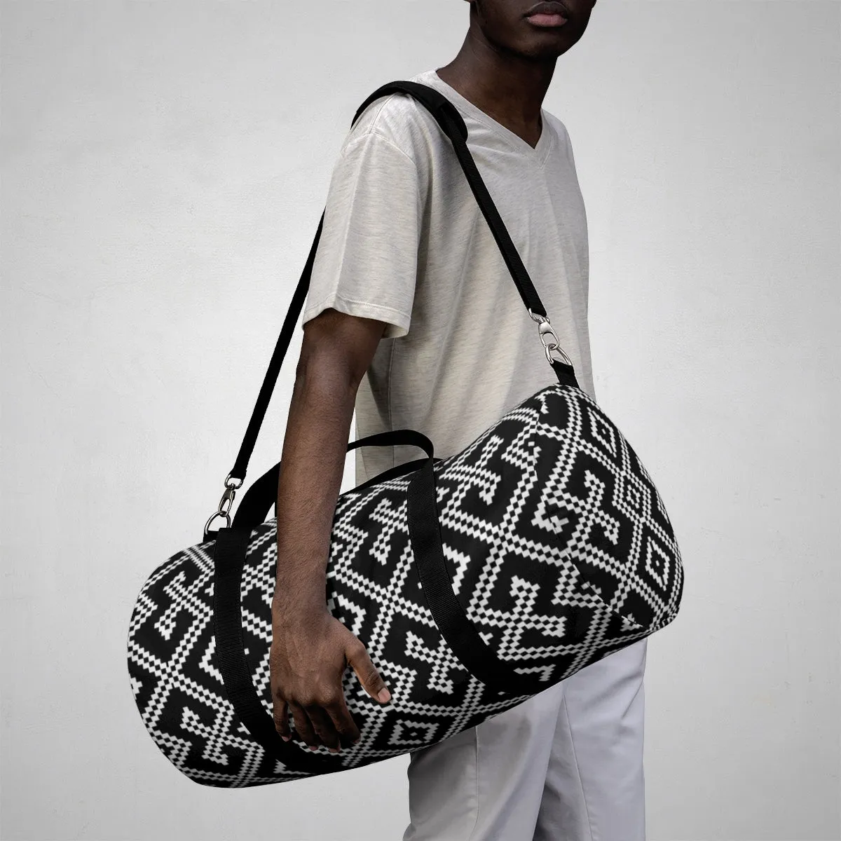 Lao Pillow Pattern Duffle Bag