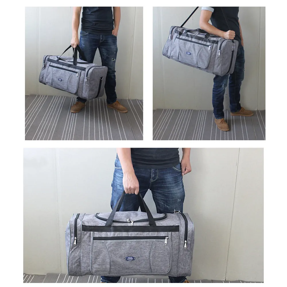 Large Travel Storage Luggage Gym Weekender Carry On Shoulder Duffle Bag Sports
