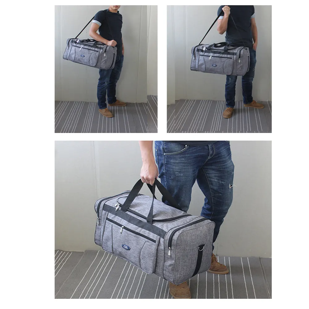 Large Travel Storage Luggage Gym Weekender Carry On Shoulder Duffle Bag Sports