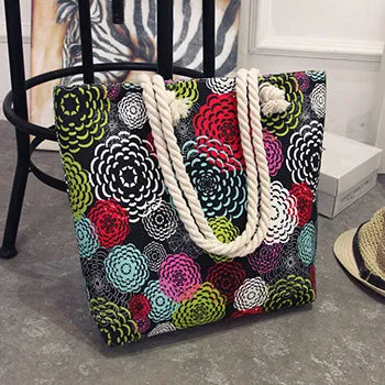 Mara's Dream 2018 Casual Women Floral Tote  Bag