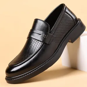 Men's Breathable Formal Leather Shoes (In Stock)