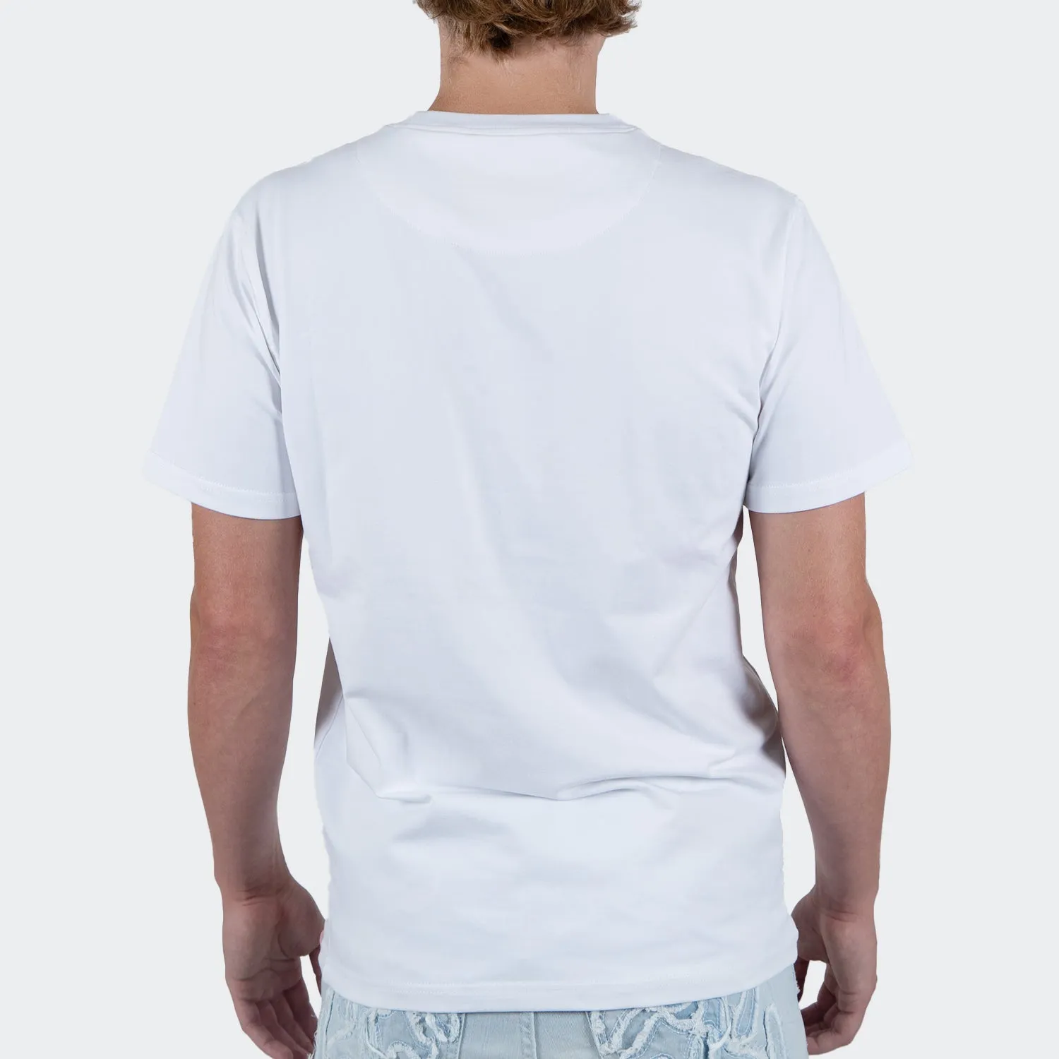 Men's TWO MILL TWENTY Imma Eat Regardless Graffiti Tee White Sky Blue