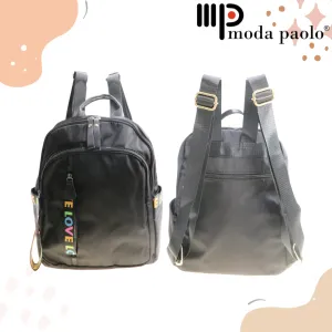 Moda Paolo Women Backpack In Black (B11)