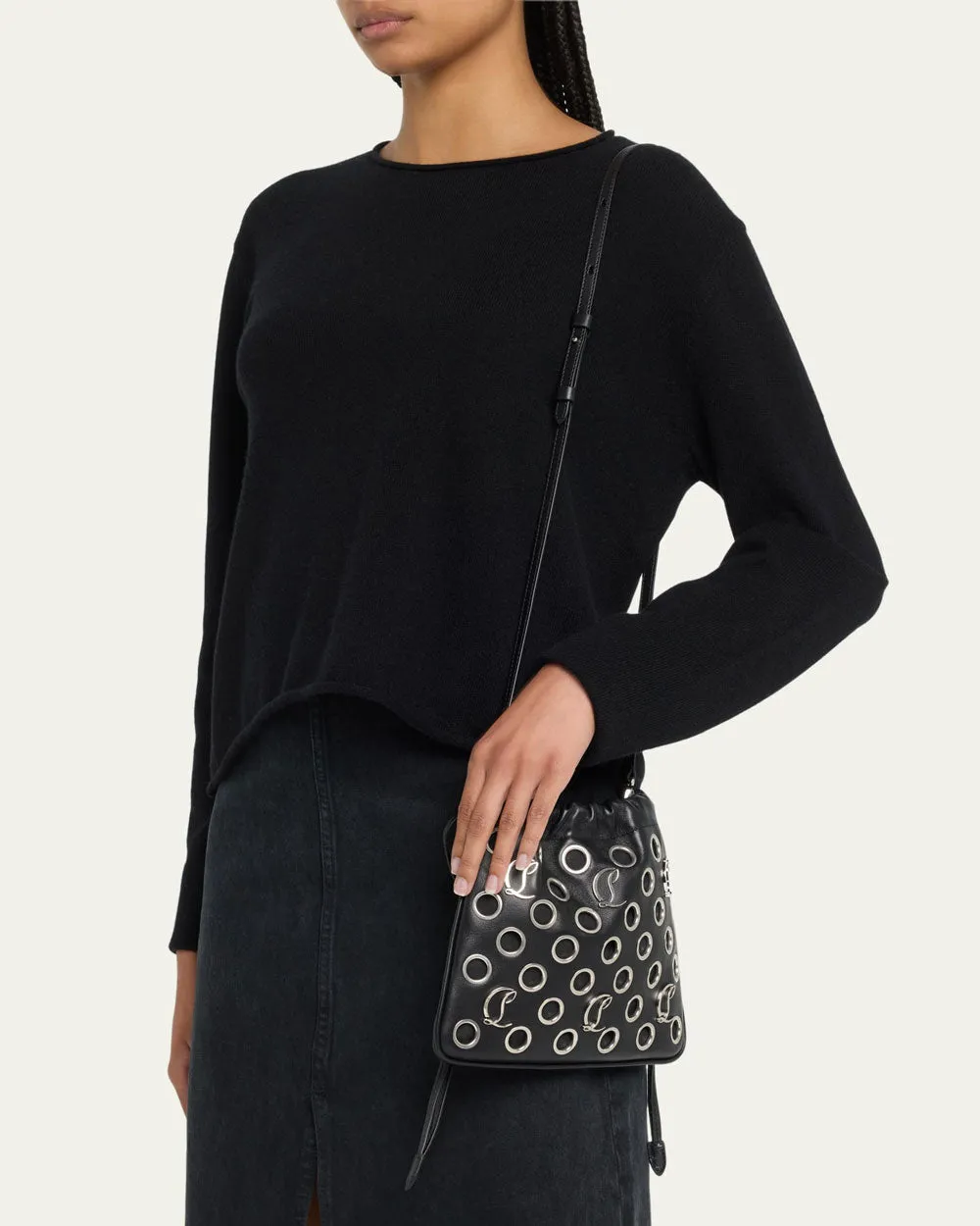 Mouchara Mini Crossbody in Black