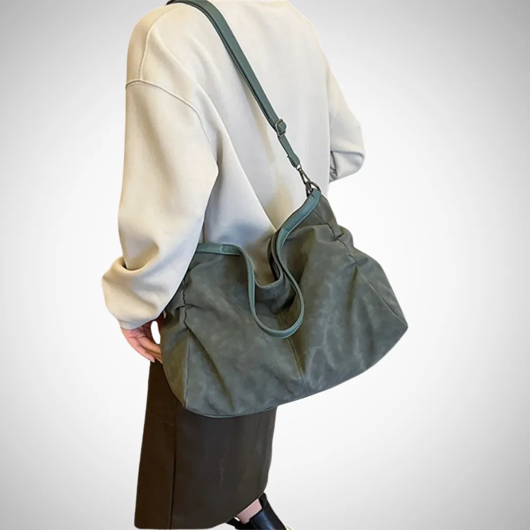 Nerissa Suede Shoulder Bag