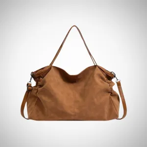 Nerissa Suede Shoulder Bag