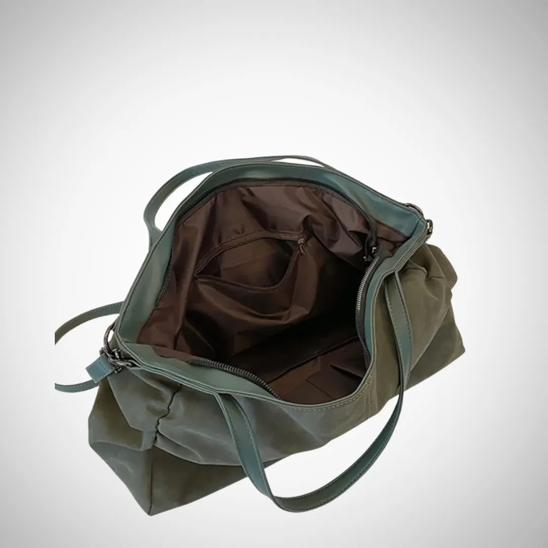 Nerissa Suede Shoulder Bag